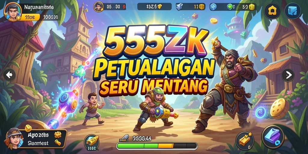 Gameplay 555ZK yang penuh aksi dan tantangan.