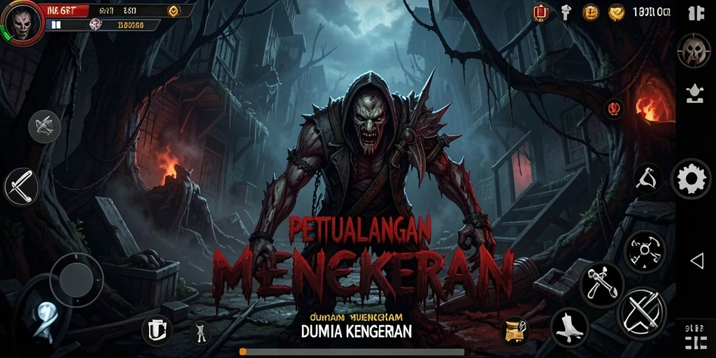 Screenshot dari gameplay Horror yang menegangkan di 6RT.