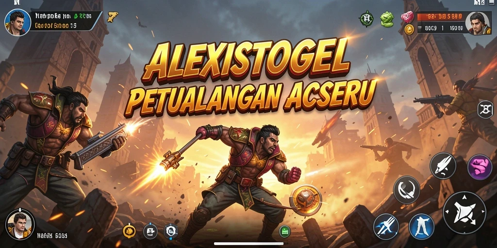 Screenshot aksi mendebarkan dalam permainan ALEXISTOGEL.