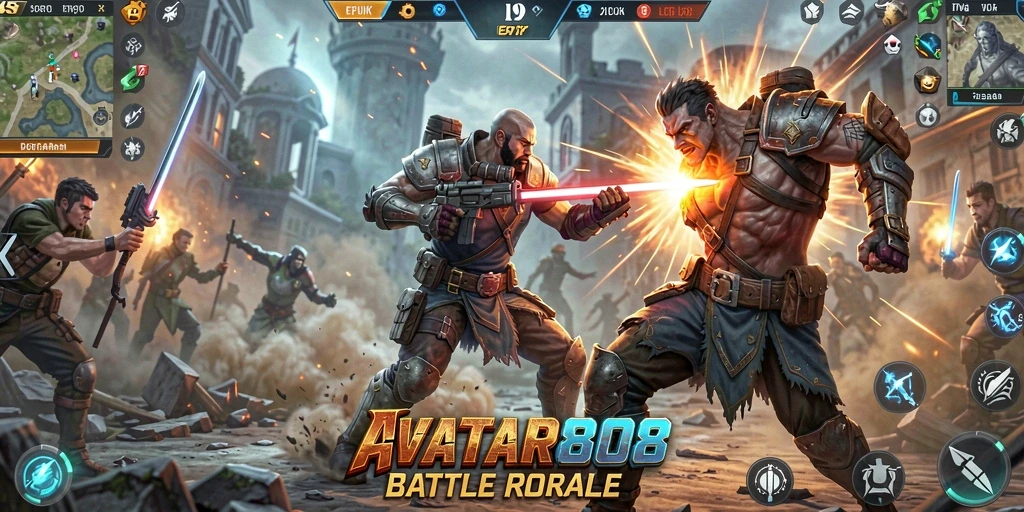Gameplay menegangkan dan seru dalam AVATAR808.