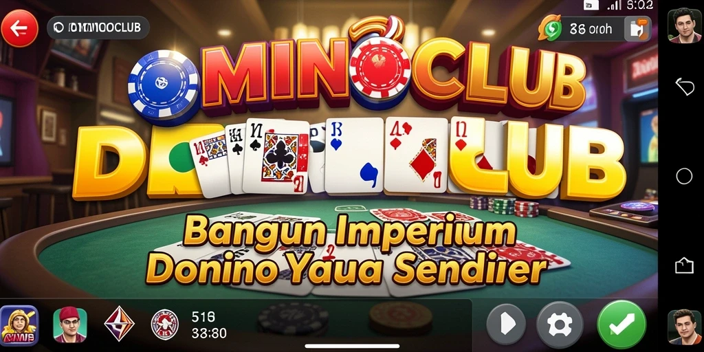 Tampilan gameplay menarik dari DOMINOCLUB dengan strategi Tycoon.