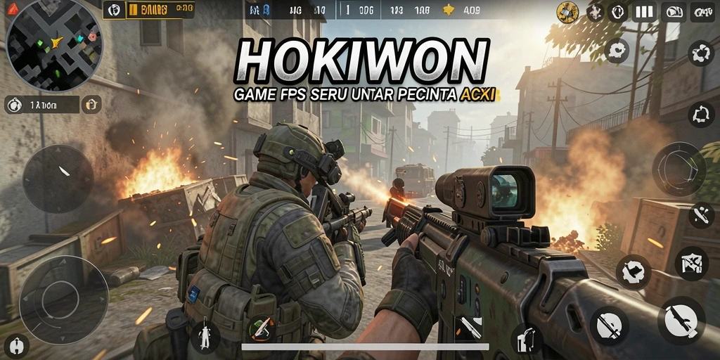 Tampilan gameplay HOKIWON yang mendebarkan dan menarik.