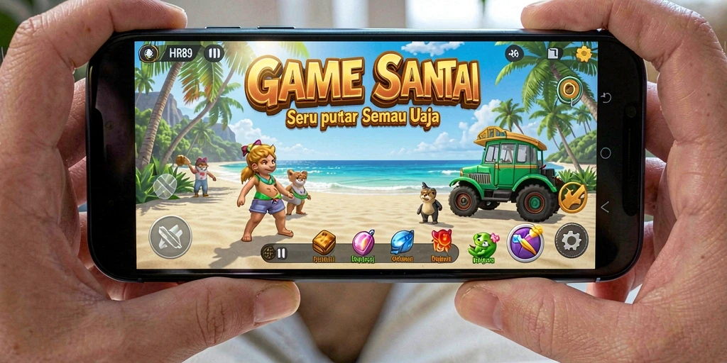 Screenshot gameplay HR89 menampilkan keseruan level yang menantang.