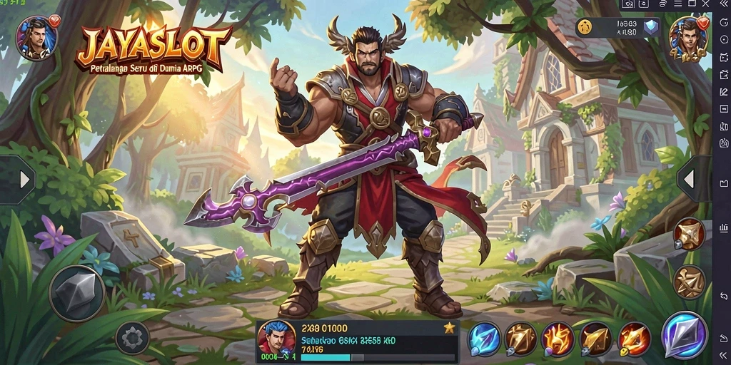 Tampilan seru gameplay JAYASLOT dalam pertempuran ARPG yang mendebarkan.