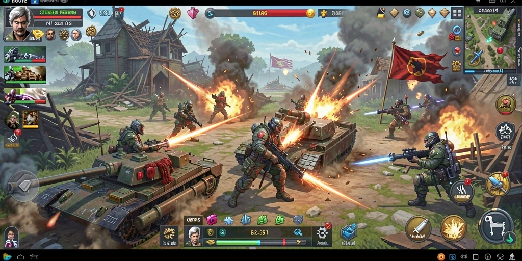 Screenshot gameplay R6R6 menampilkan taktik pertempuran yang mendebarkan.