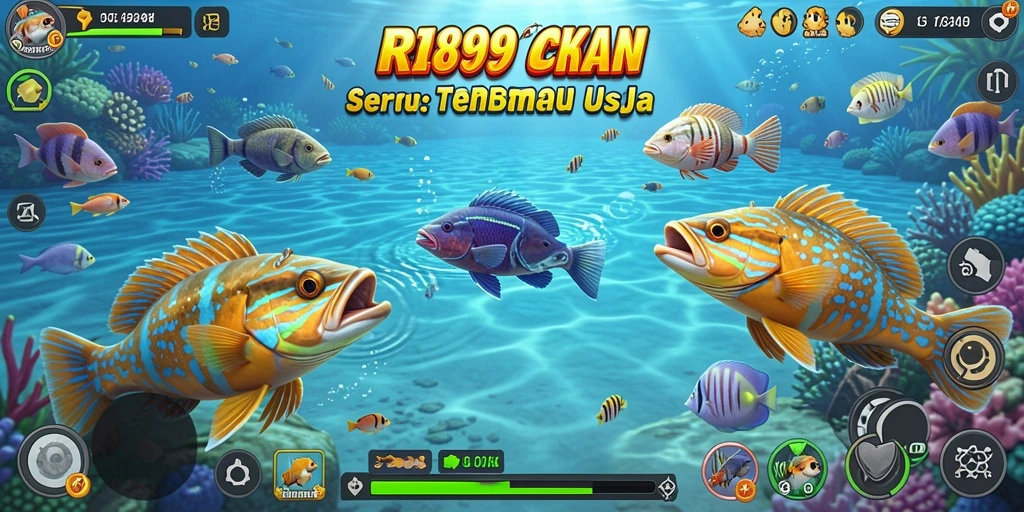 Gameplay seru RI889 dengan aksi tembak ikan.