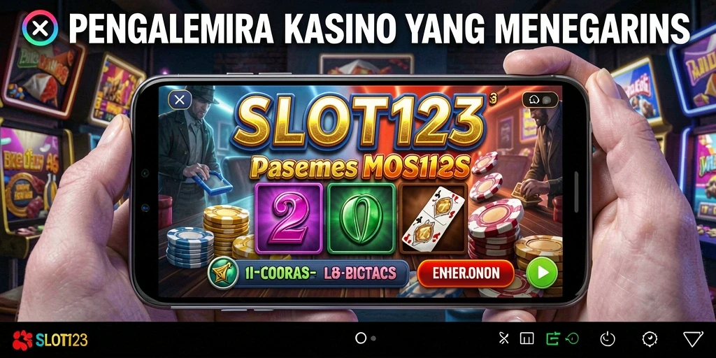 Tampilan gameplay yang menarik dari SLOT123 dengan mesin slot yang menegangkan.