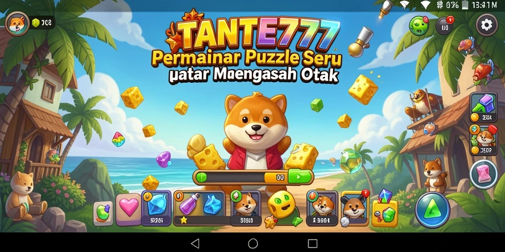 Tampilan gameplay seru dan menantang di TANTE777.